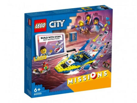60355 Конструктор LEGO CITY "Детективные миссии водной полиции" - КОЛОРЛОН ВТД Новосибирск