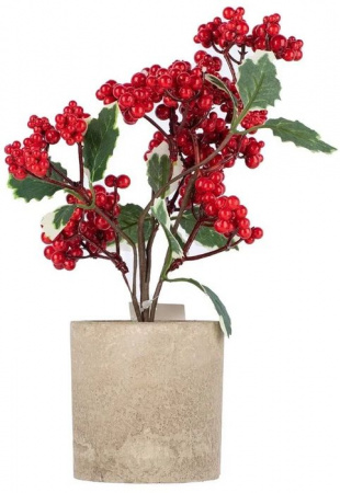 Декоративное искусственное растение 24,5x15x13см арт.90930 (НГ) - КОЛОРЛОН ВТД Новосибирск