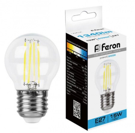 15W Лампа, 230V E27 6400K прозрачная, LB-515 - КОЛОРЛОН ВТД Новосибирск