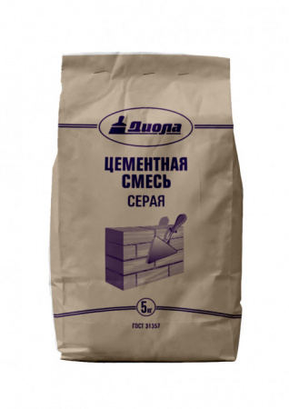 Цементная смесь СЕРАЯ 5кг/Пакет - КОЛОРЛОН ВТД Новосибирск
