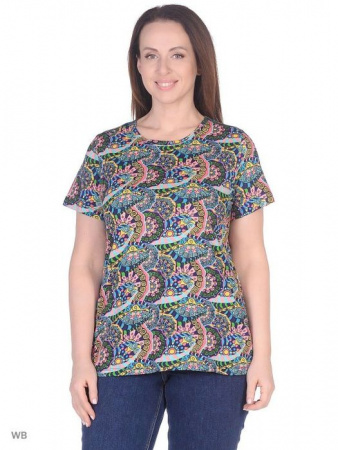 TS0386 Футболка женская р.L,XL,2XL,3XL - КОЛОРЛОН ВТД Новосибирск