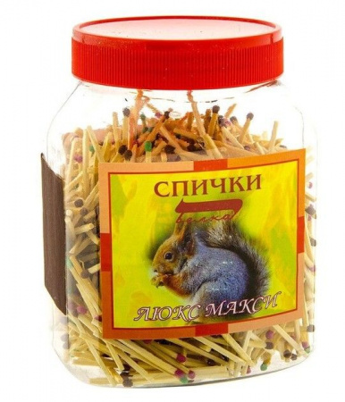 Спички хозяйственные "Люкс Макси" наполнением 1100 шт. 835-639 - КОЛОРЛОН ВТД Новосибирск