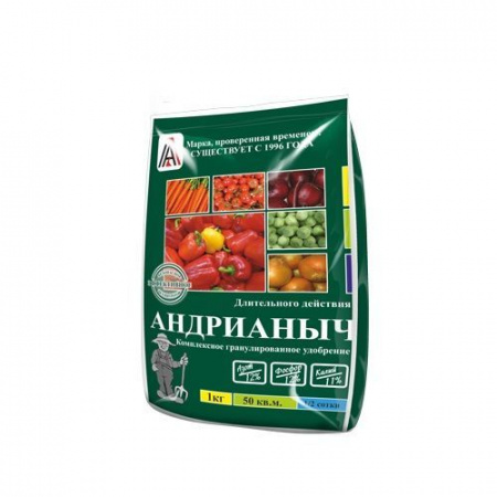 Андрианыч для кислых почв 1кг (NPK 12-12-11) - КОЛОРЛОН ВТД Новосибирск