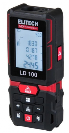 ELITECH Лазерный дальномер LD 100 - КОЛОРЛОН ВТД Новосибирск