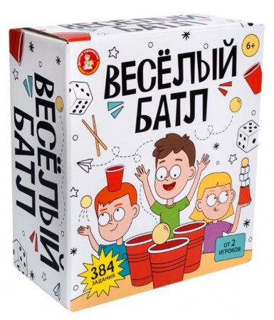 05744 Игра настольная "Весёлый батл" для детей ДК - КОЛОРЛОН ВТД Новосибирск