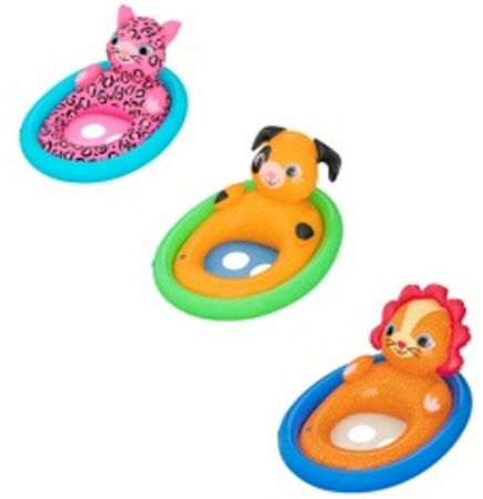 Лодочка Bestway Lil' Animal надувная, 3 вида арт.34180 Код272012 - КОЛОРЛОН ВТД Новосибирск