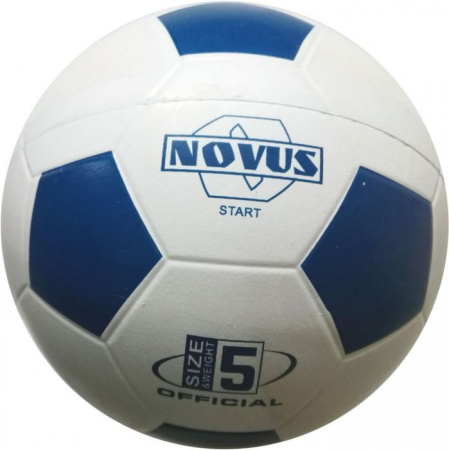 Мяч футбольный Novus START, резина, бел/чёрн, р.5 - КОЛОРЛОН ВТД Новосибирск