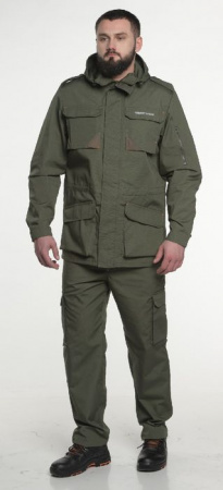 КОС 205 ПАТРИОТ костюм (куртка+брюки) тк.Рип-Стоп, цв. Хаки (44-46/182-188) - КОЛОРЛОН ВТД Новосибирск