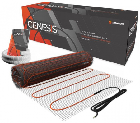 Мат нагревательный Genesis 180 Вт/м2  Genesis-4,0м2 / 720Вт - КОЛОРЛОН ВТД Новосибирск
