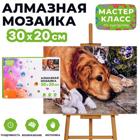 MKA3020-84 Мозаика алмазная "Лучшие друзья" 20*30см. - КОЛОРЛОН ВТД Новосибирск