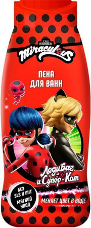 Леди баг и Супер кот (Miraculous) Пена для ванн детская 400мл - КОЛОРЛОН ВТД Новосибирск