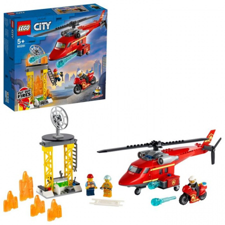 60281Конструктор LEGO CITY "Спасательный пожарный вертолёт" - КОЛОРЛОН ВТД Новосибирск