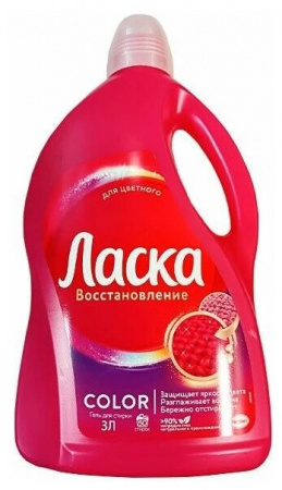 Ласка 3л Сияние цвета Средство для стирки жидкое - КОЛОРЛОН ВТД Новосибирск