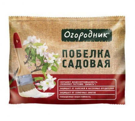 Побелка Садовник ® сухая в пакете 1,25кг - КОЛОРЛОН ВТД Новосибирск