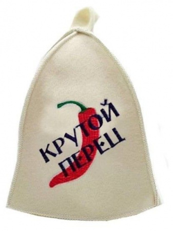 Шапка для бани  "Крутой перец"  ТМ "Бацькина баня" 19114 - КОЛОРЛОН ВТД Новосибирск