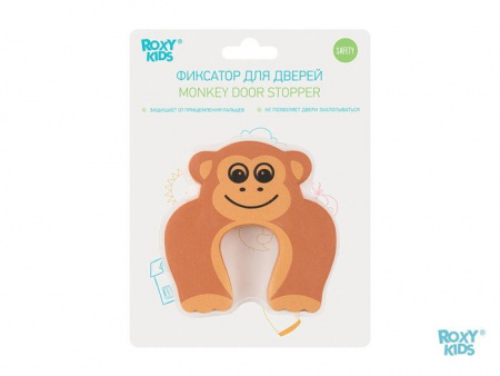 ROXY-KIDS Фиксатор дверей Обезьянка. Этиленвинилацетат - КОЛОРЛОН ВТД Новосибирск