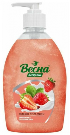 мыло 500гр жидк Земляника со сливками  Весна - КОЛОРЛОН ВТД Новосибирск