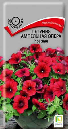 Петуния Опера Красная ампельная 5шт (Поиск) - КОЛОРЛОН ВТД Новосибирск