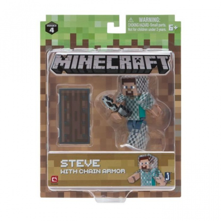 16493Игрушка Minecraft фигурка Steve in Chain Armor - КОЛОРЛОН ВТД Новосибирск