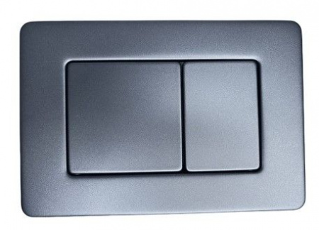 Кнопка Calypso VEGA, пластик, оружейная сталь, прямоугольник CS310GM - КОЛОРЛОН ВТД Новосибирск