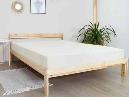 Простыня на резинке 160*200*20 трикотаж (пл.120) (белый) - КОЛОРЛОН ВТД Новосибирск