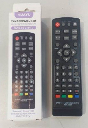 Пульт универсальный для ресиверов DVB-T2+2 Huayu 2320* - КОЛОРЛОН ВТД Новосибирск