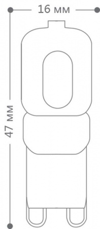 G9 5W Led 25638 Feron LB-430 230V 6400K 16x47mm - КОЛОРЛОН ВТД Новосибирск