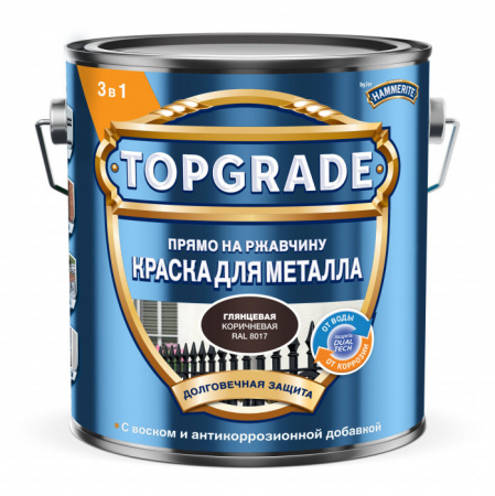 Краска Topgrade Гладкая RAL 8017 Коричневая 2л - КОЛОРЛОН ВТД Новосибирск