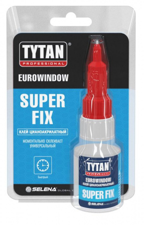 TYTAN Professional EUROWINDOW Super Fix клей цианоакрилатный 20 гр - КОЛОРЛОН ВТД Новосибирск