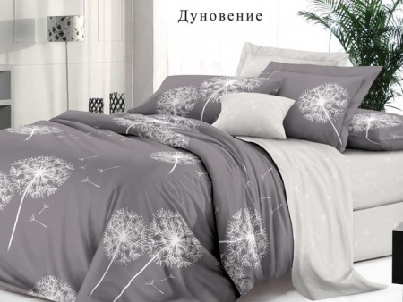КПБ "Семейный" "Sateen De Luxe", сатин, Дуновение - КОЛОРЛОН ВТД Новосибирск
