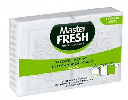 Master FRESH МЫЛО Хозяйственное натуральное 2шт*125г  (БЕЛОЕ) - КОЛОРЛОН ВТД Новосибирск