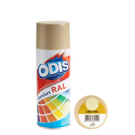 1001 RAL Краска-спрей ODIS standart RAL Бежевый - КОЛОРЛОН ВТД Новосибирск
