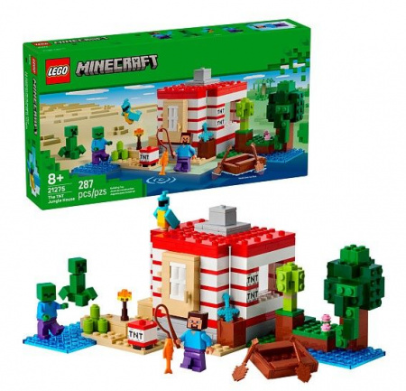 21275 Конструктор LEGO Minecraft "Дом в джунглях TNT" - КОЛОРЛОН ВТД Новосибирск