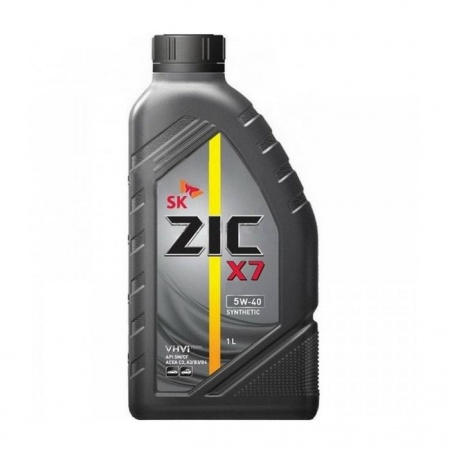 Моторное масло ZIC X7 5W40 синт  1л (12 шт/уп) - КОЛОРЛОН ВТД Новосибирск