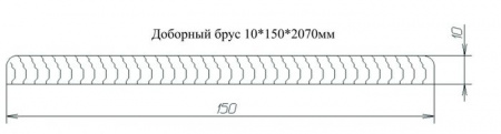 Доборная планка МДФ 150*10*2070 "Акация черная" - КОЛОРЛОН ВТД Новосибирск