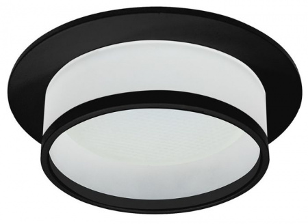 Точка 15W 230V GX53, черный, круг, без лампы, DL500 - КОЛОРЛОН ВТД Новосибирск