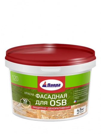 Краска фасадная для ОСБ Д-120 13кг/евроведро - КОЛОРЛОН ВТД Новосибирск
