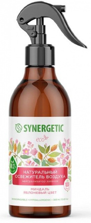 SYNERGETIC Освежитель 380мл Миндаль Яблоневый цвет нейтр запаха - КОЛОРЛОН ВТД Новосибирск
