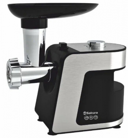SAKURA Мясорубка SA-6432 1800Вт реверс, + компл нас - КОЛОРЛОН ВТД Новосибирск