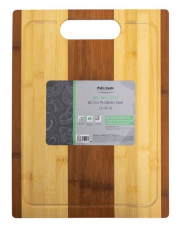 ABL003  Доска разделочная BAMBOO LOTTE 39x30x1 - КОЛОРЛОН ВТД Новосибирск