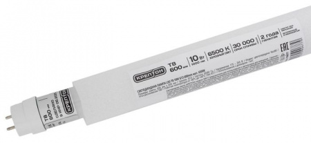 Лампа КРЕПТОН LED T8 10W G13 600mm матовая 6500K - КОЛОРЛОН ВТД Новосибирск