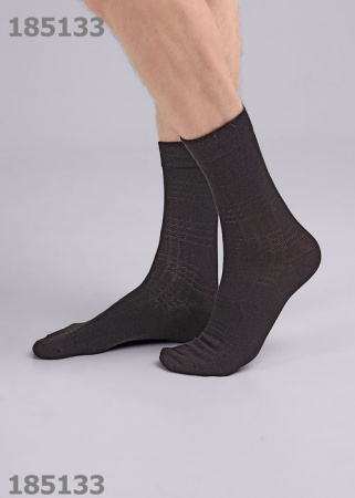 CLEVER К3402Л Носки мужские (Fashion база июль24), 27, Т.коричневый - КОЛОРЛОН ВТД Новосибирск