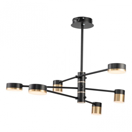Потолочный светильник  Escada 10246/6 LED*56W Black/Gold - КОЛОРЛОН ВТД Новосибирск
