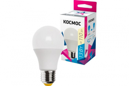 13W А60 КОСМОС 13W Е27 3000K - КОЛОРЛОН ВТД Новосибирск