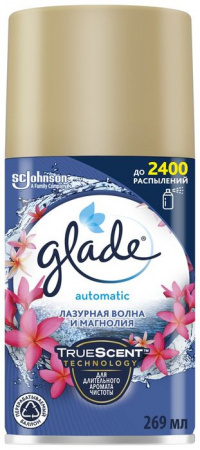 Glade Automatic см. баллон "Лазурная волна и магнолия", 269 мл - КОЛОРЛОН ВТД Новосибирск