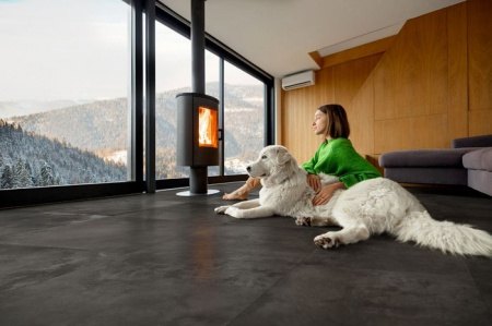 Керамогранит 60х120 Global Tile ВАЙБ черный (кор. - 2 шт.) - КОЛОРЛОН ВТД Новосибирск