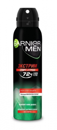 Garnier Men спрей Экстрим 150мл Дезодорант - КОЛОРЛОН ВТД Новосибирск