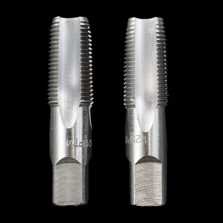Метчики дюймовые комплектные 2 шт. 1/2-14NPT BERGER BG1182 - КОЛОРЛОН ВТД Новосибирск