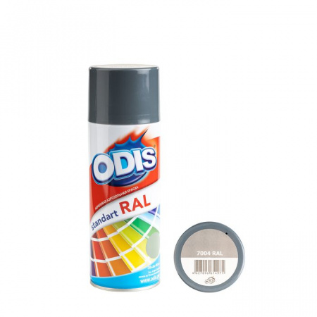7004 RAL Краска-спрей ODIS standart RAL сигнальный серый - КОЛОРЛОН ВТД Новосибирск