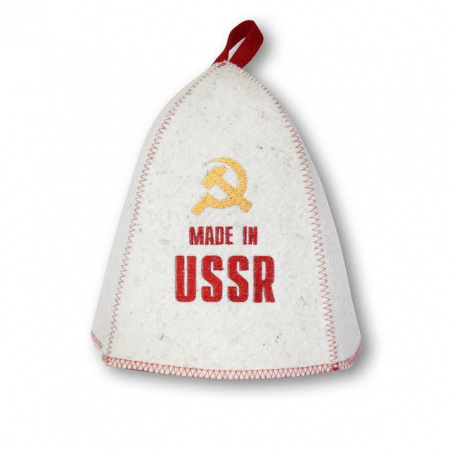 ***Б406 Шапка банная "СССР", войлок - КОЛОРЛОН ВТД Новосибирск
